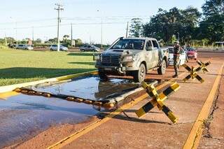 Contra novo vírus, Exército instala posto com termômetro e álcool em gel Contra novo vírus, Exército instala posto com termômetro e álcool em gel