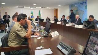 Presidente Jair Bolsonaro conversou com governadores do Nordeste por videoconferência. (Foto: Divulgação)