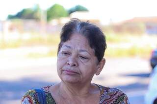 A aposentada Mercedes não encontrou vacina no bairro Nova Lima (Foto: Marcos Maluf)