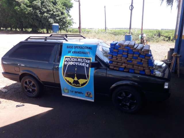 PM j&aacute; apreendeu 10,6 toneladas de maconha nas rodovias de MS 