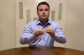 Deputado federal e advogado, Fábio Trad gravou vídeo falando sobre responsabilidade jurídica de gestores (Foto: Reprodução)