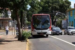Transporte coletivo em Campo Grande (Foto: Paulo Francis)