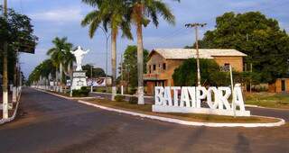 Entrada da cidade de Batayporã (Foto: Divulgação - Prefeitura de Batayporã)