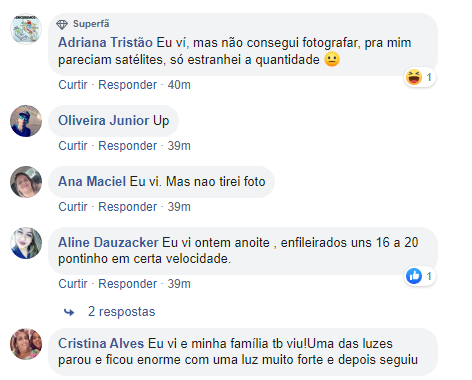 &quot;Chuva de luzes&quot; no c&eacute;u chama aten&ccedil;&atilde;o em Campo Grande
