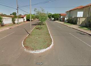 Região do cruzamento das ruas Pananbiverá com a Culuene, no Bairro Tijuca (Foto: Street View)