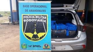 Traficante &eacute; perseguido e preso com 267 quilos de maconha na BR-376