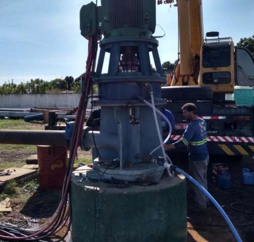 Sanesul conclui troca de bomba e diz que falta de &aacute;gua foi resolvida