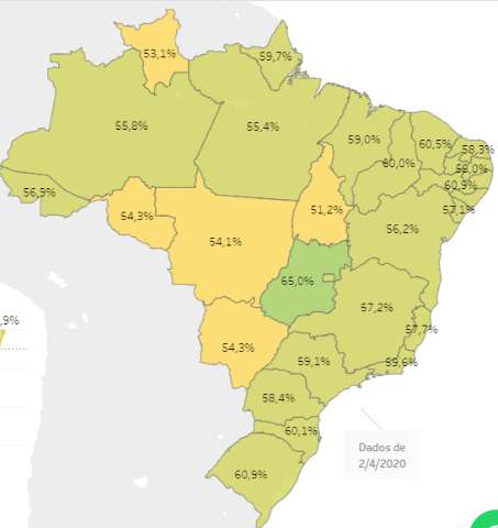 MS &eacute; o 4&ordm; estado brasileiro com menos pessoas em casa, aponta levantamento