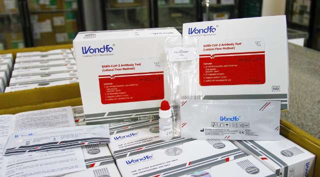 Estado recebe 6 mil testes r&aacute;pidos para diagnostico da Covid-19
