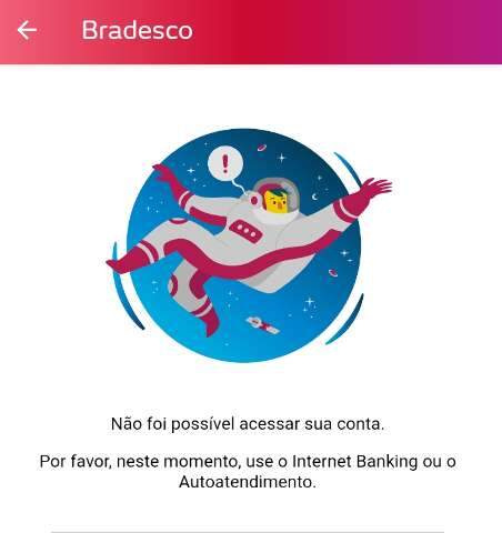 Clientes do Bradesco reclamam de instabilidade no aplicativo