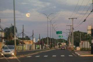 Campo Grande no início da manhã desta quarta (Foto: Marcos Maluf)