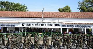 17º Batalhão de Fronteira, em Corumbá. (Foto: Anderson Gallo/Arquivo Diário Corumbaense)