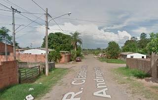 Rua do Branco, no Jardim Arco-Íris, onde ocorreu o crime. (Foto: Google Street View)