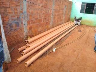 Canos furtados por funcionários de empresa terceirizada (Foto: Divulgação/Polícia Civil)