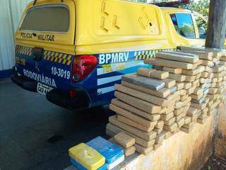 Traficante &eacute; flagrado com 159 quilos de maconha, coca&iacute;na e crack em caixa de som