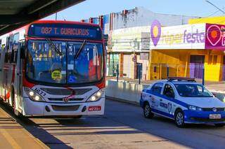 Nos feriados, linhas de ônibus foram reduzidas em Campo Grande. (Foto: Marcos Maluf)
