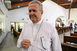Dom Dimas Lara Barbosa, arcebispo da Arquidiocese de Campo Grande (Foto: Paulo Francis)