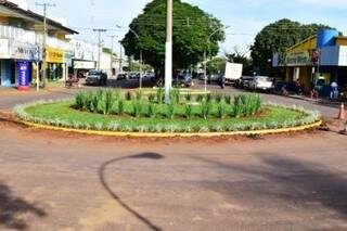 Via pública na cidade de Iguatemi (Foto: Divulgação)