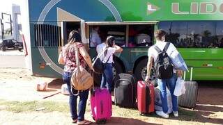 Primeiro grupo saiu de Ponta Porã ainda na sexta-feira, rumo ao Pará (Foto: Divulgação)