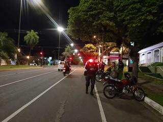 Blitz também foi realizada na região central de Campo Grande (Foto/Reprodução)