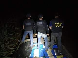 PF e DOF apreendem 3,5 toneladas de maconha em caminhonete