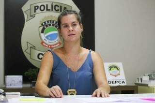 A delegada Marília de Brito, titular da Depca, onde o caso vai correr agora. (Foto: Marcos Maluf)