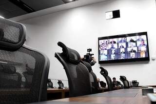 Votação na Assembleia Legislativa (Foto: Divulgação - ALMS)