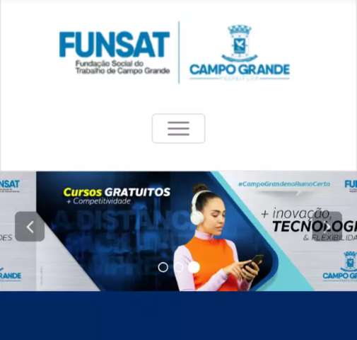 Funsat recebe at&eacute; dia 3 inscri&ccedil;&otilde;es para mais de 30 cursos de forma&ccedil;&atilde;o