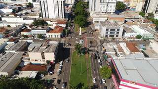 Imagem aérea de Campo Grande, que já registra 96 casos de covid-19.