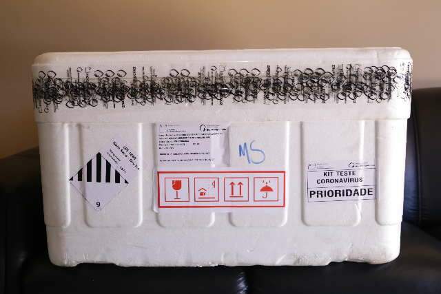 Mais 10 mil testes para detec&ccedil;&atilde;o de coronav&iacute;rus chegam a MS