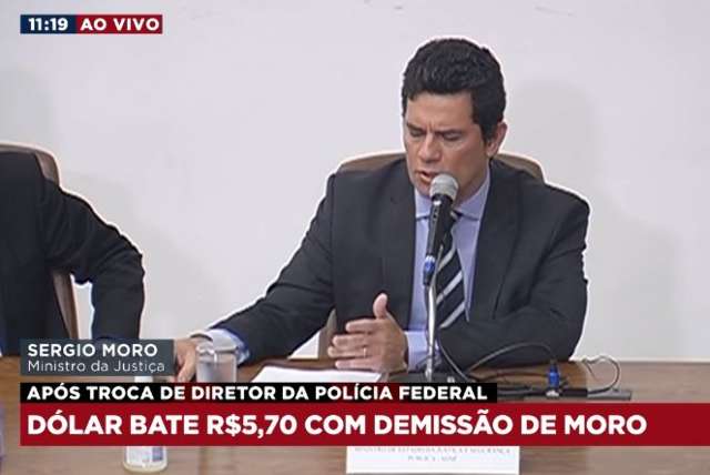 Moro nega usar troca na Pol&iacute;cia Federal como moeda para vaga no STF