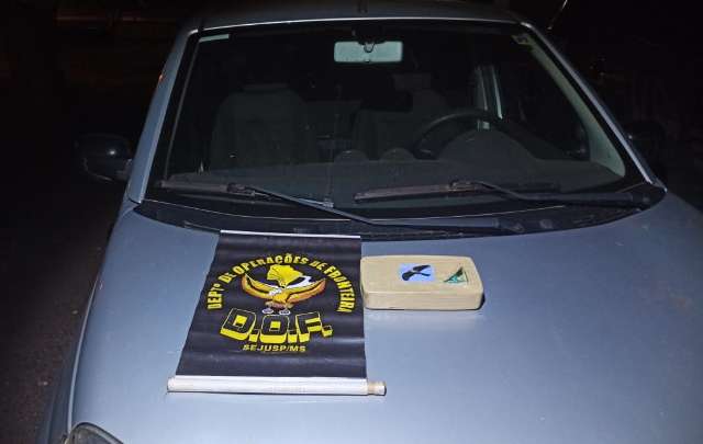 Traficante lan&ccedil;a coca&iacute;na na rodovia antes de bloqueio, mas acaba preso na MS-386