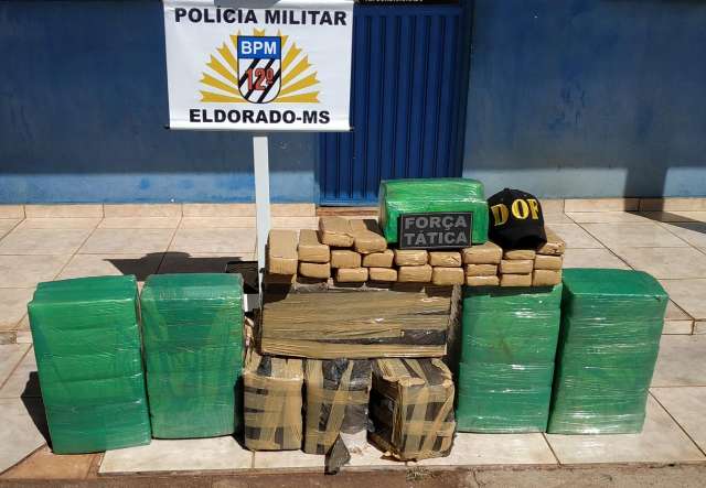 Homem &eacute; preso guardando quase 200 quilos de maconha na casa da m&atilde;e