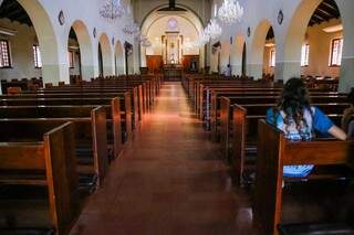 Igreja Perpétuo Socorro, em Campo Grande (Foto: Marcos Maluf)