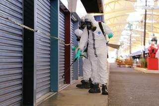 Feira Central já recebeu trabalho de descontaminação (Foto: Kísie Ainoã/Arquivo)