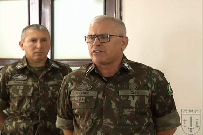 Em cerimônia reduzida, general Fernando Soares assume comando do CMO -  Capital - Campo Grande News