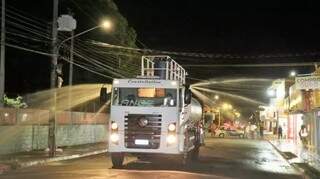 Com mais de 40 homens, desinfec&ccedil;&atilde;o chega ao Bairro Coopatrabalho