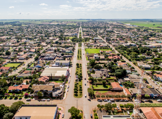 Vista aérea de São Gabriel do Oeste. (Foto: Divulgação/Prefeitura)