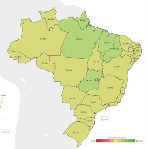 MS tem o terceiro pior &iacute;ndice de isolamento social do Pa&iacute;s 