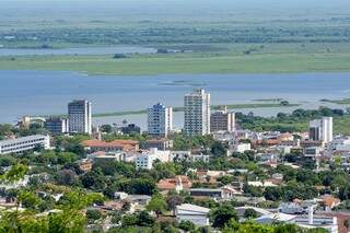 Vista aérea de Corumbá. (Foto: Divulgação/Prefeitura) 