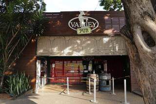 A Valley Pub também está fechada por conta do isolamento na Capital. (Foto: Kísie Ainoã)
