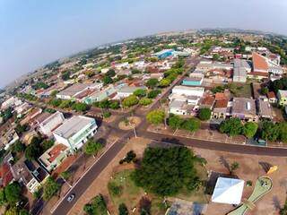 Vista aérea de Caarapó. (Foto: Caarapó News) 