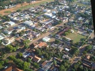 Vista aérea de Sete Quedas, onde os termômetros marcaram a menor temperatura do estado nesta quarta (Foto: Divulgação)