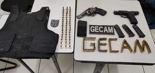 Membro do PCC &eacute; preso com duas armas, 204 muni&ccedil;&otilde;es e colete &agrave; prova de balas 