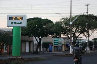 Manh&atilde; mais fria do ano teve 15 cidades abaixo de 10 graus e geada