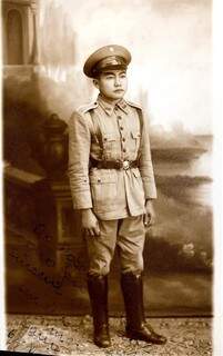 Foto de um militar em 1941, época da Segunda Guerra (Foto: Hiyoshi Katayama)