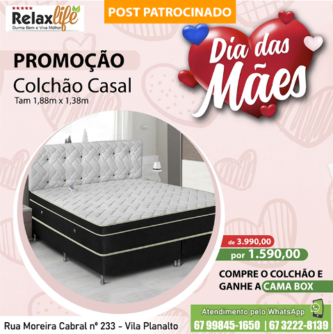 Para sua mãe dormir como rainha, compre colchão massagem por 1.590