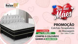 Para sua mãe dormir como rainha, compre colchão massagem por 1.590