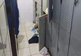 Ap&oacute;s invadir hospital, ladr&atilde;o &eacute; amarrado com faixas pelos funcion&aacute;rios