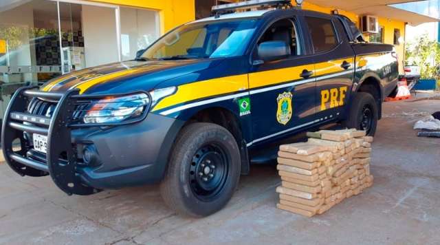 Maconha que iria para MG &eacute; apreendida pela PRF com traficante na BR-262
